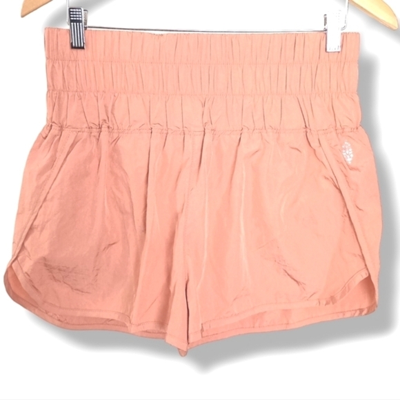 NEW Free People The Way Home Shorts in Pearleacent Peach 🍑 - Picture 2 of 5
